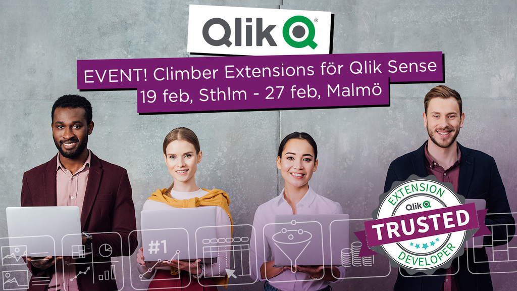 Event: Climber Extensions för Qlik Sense