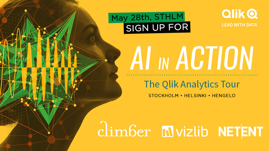 Qlik Analytics Tour: AI in Action med Climber och Vizlib