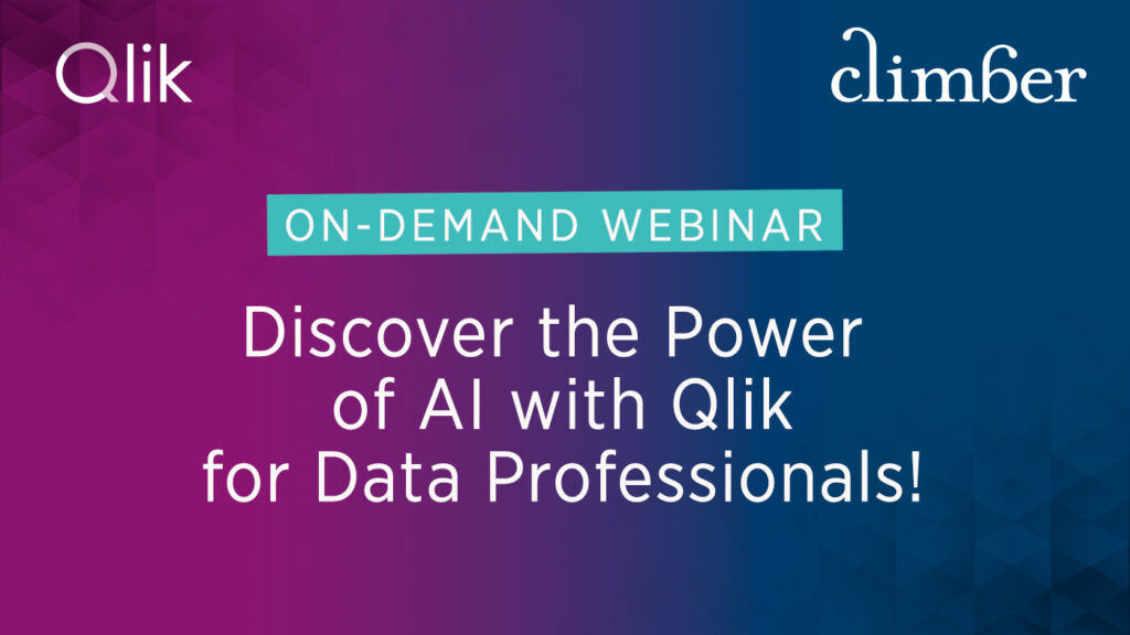 Discover the Power of AI with Qlik for Data Professionals