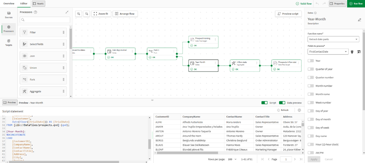 Climber Qlik Cloud Blog - Qlik Data Flow