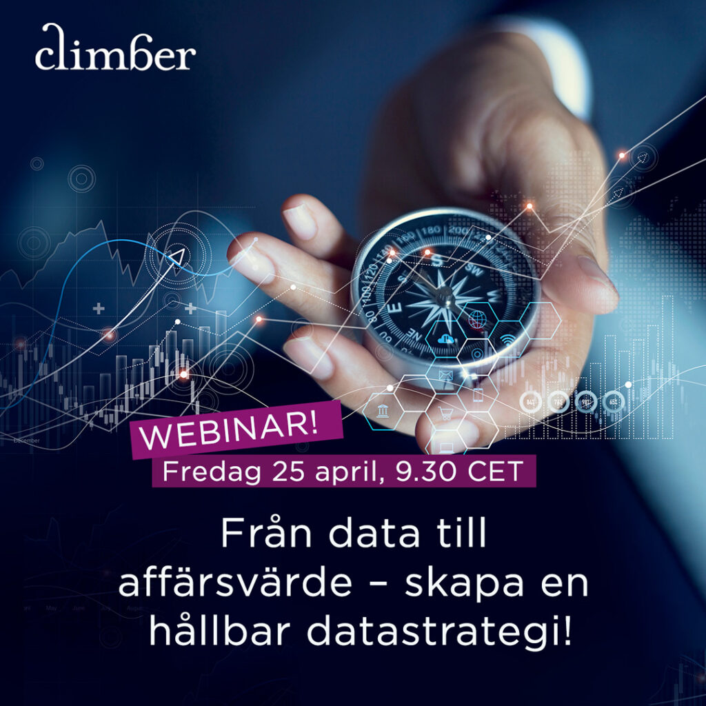 Webinar: Från Data till Affärsvärde – Skapa en hållbar datastrategi!